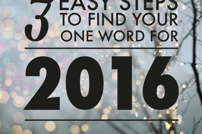 These three steps will help you figure out what one word represents your resolutions for the year, so you can focus and meet your goals. This is great for business or personal and family goals.