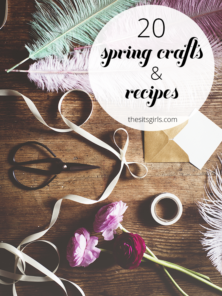 20 amazing crafts and recipes to bring spring into your home decor, your wardrobe, and your kitchen.