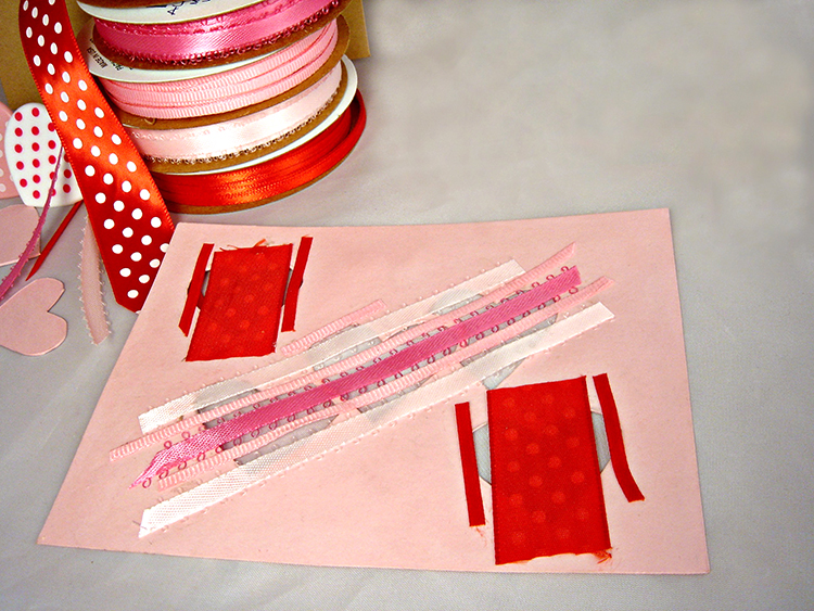 Some card stock and a few scraps of ribbon are all you need to make a sweet valentine for your sweetheart! 