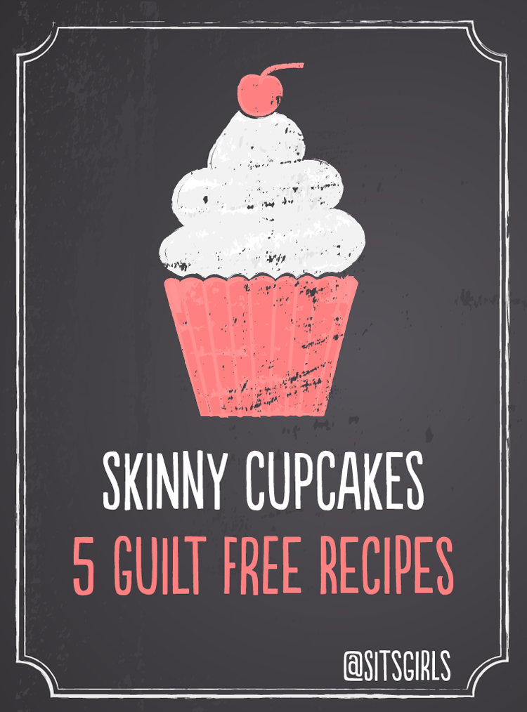 5 skinny cupcakes for the perfect guilt-free treat. We can't wait to try these healthy ingredients. Great options for sugar-free, gluten-free, and dairy-free desserts.
