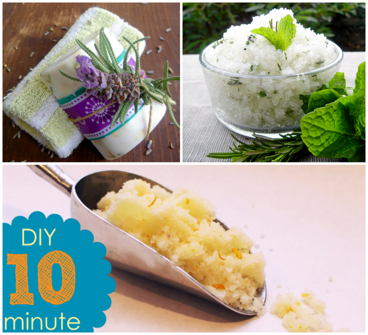 Add a touch of spring to your beauty routine with these homemade scrub and soap recipes. 