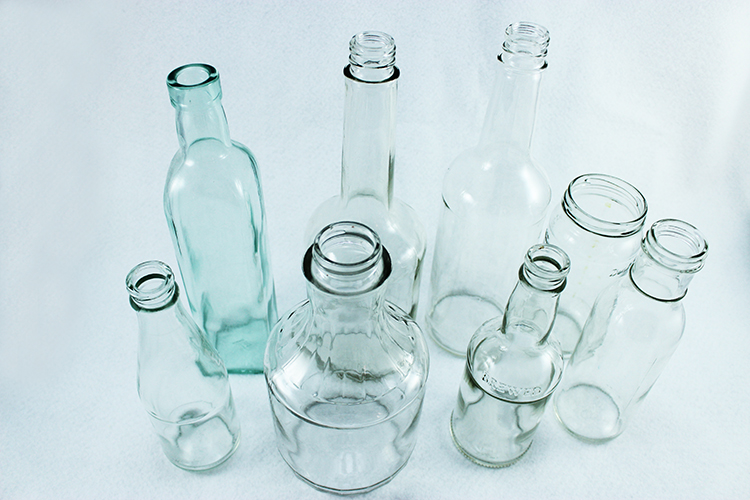 Glass bottles are the perfect size for bud vases. 