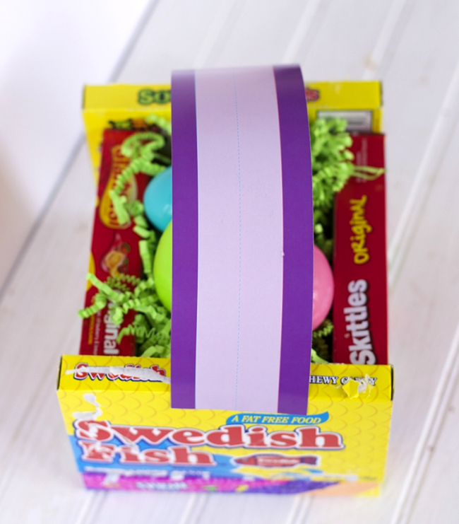 Add a handle to your candy basket!