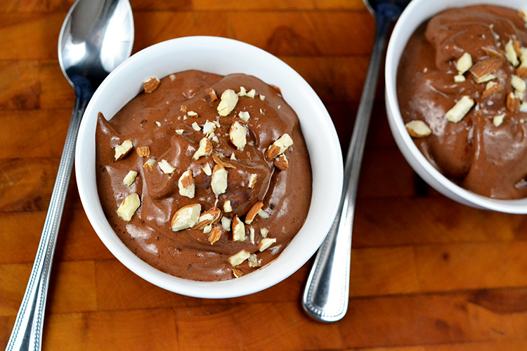 Dairy-free ice cream made with bananas and chocolate. You will love this!