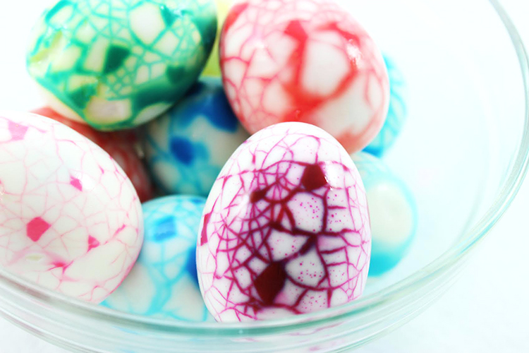 Magic Mosaic Eggs are a great Easter craft idea. They turn out beautiful, and your kids will love being able to eat the design. 
