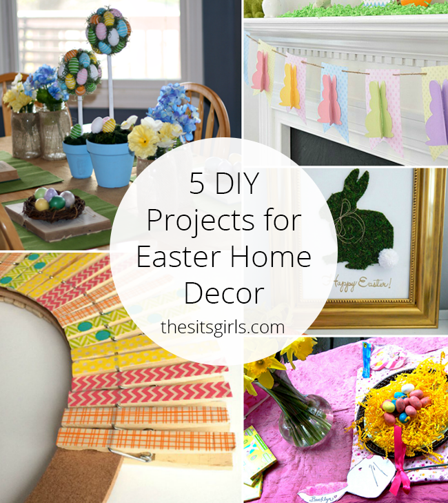 5 DIY  Projects  For Easter Home  Decor