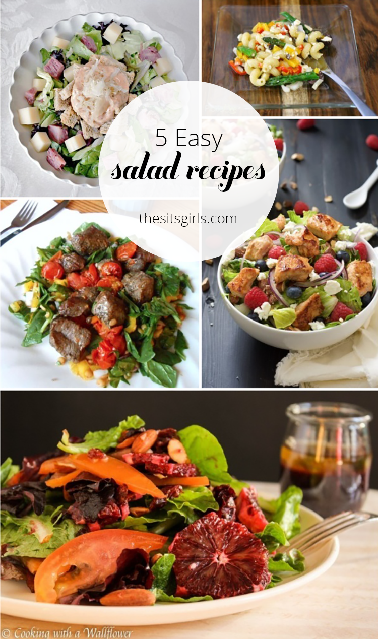 5 Easy Salad Recipes | Spring Salad | Fresh Eating