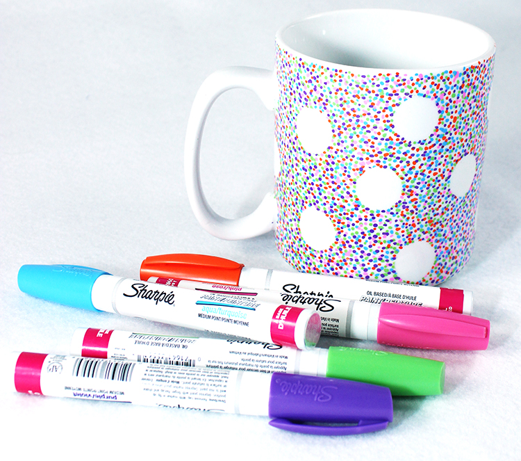 Your DIY Sharpie mug is finished! If you allowed it enough time to cure, and you care for it properly, the design should last for a long time.