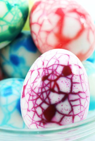 Mosaic Easter eggs.