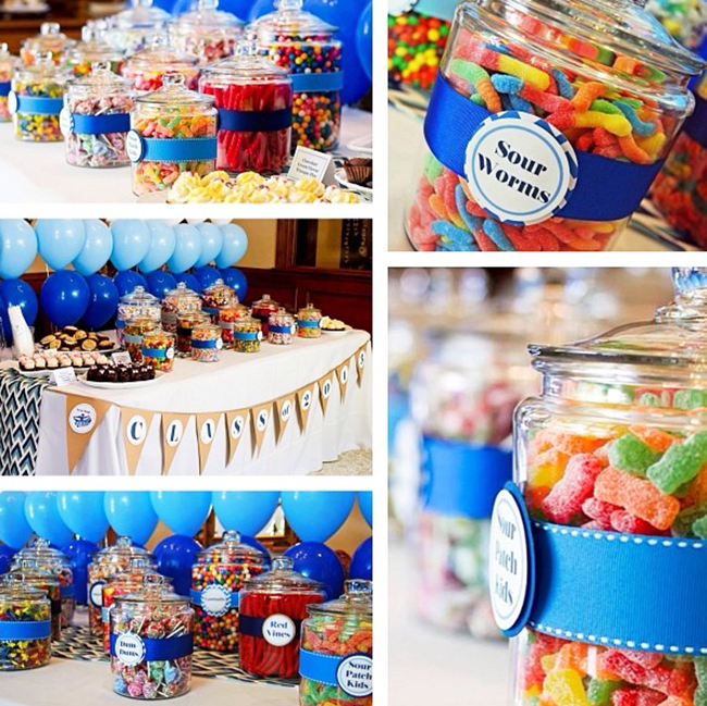 Candy bars are a fun way to add sweetness to your next party. 