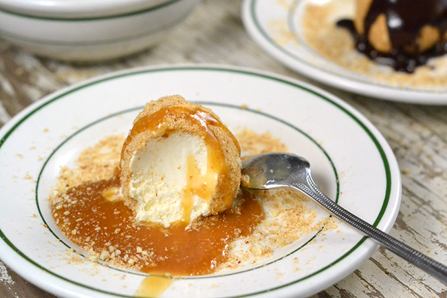 Ready for an easy Mexican dessert recipe? This unfried fried ice cream is perfect!