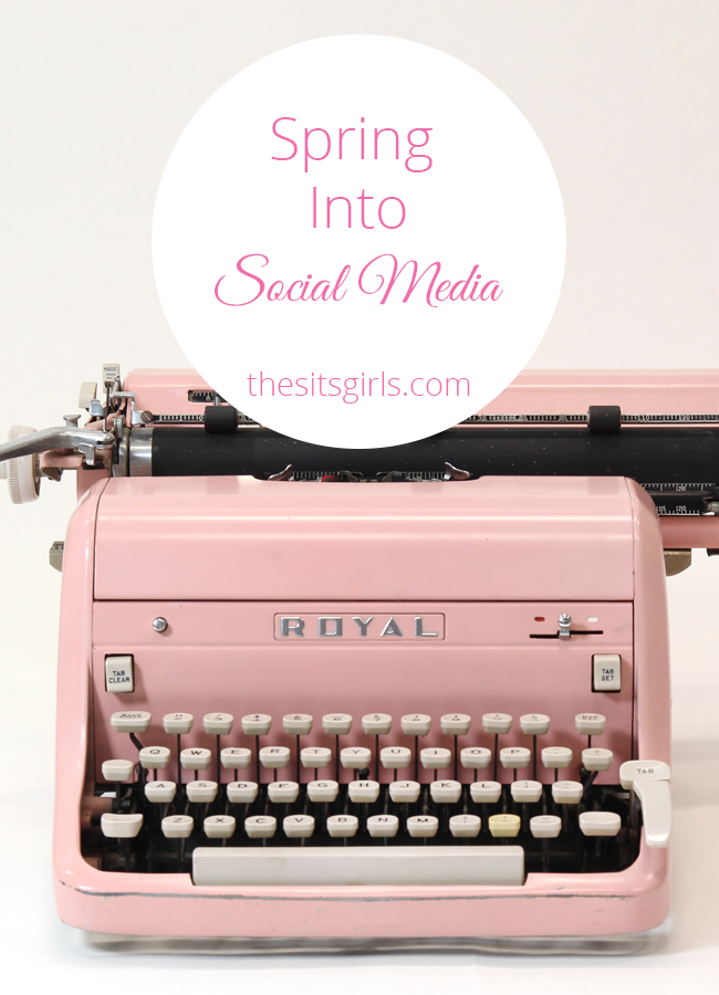 Get ready to grow your social media following during the fun Spring Into Social Media event with The SITS Girls!
