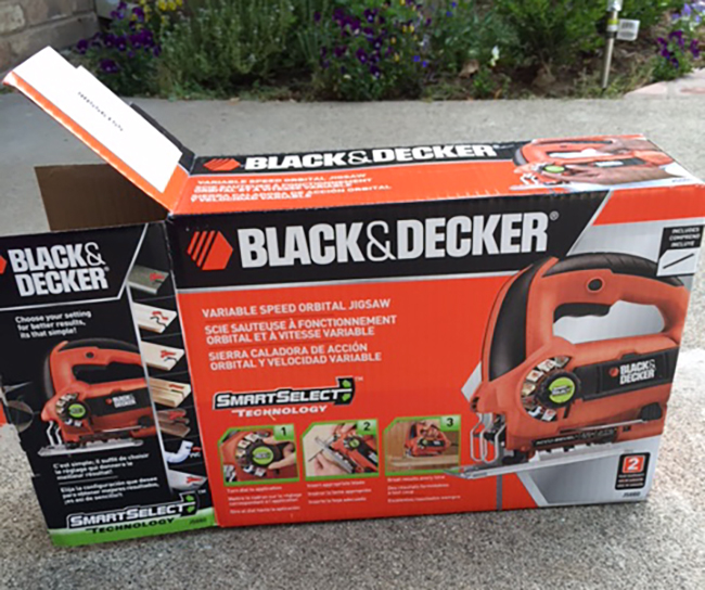 Conquer your fear of power tools and buy a jigsaw. They are great for DIY projects! 