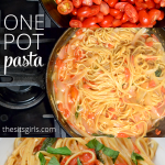 Have you tried one pot pasta? It is a brilliant idea for busy weeknight - the whole dinner is ready in less than 15 minutes.