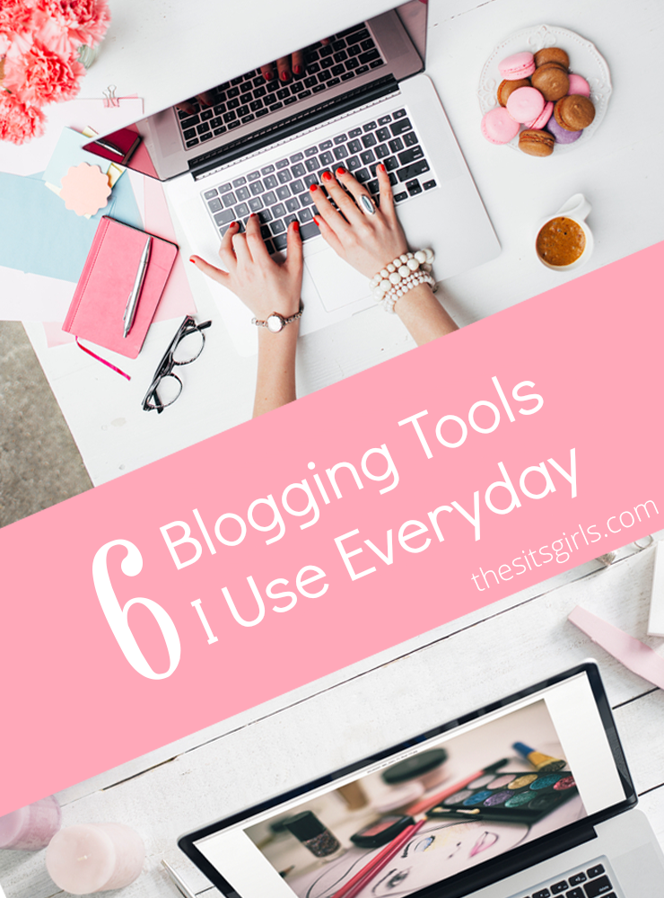 Blogging Tips | Blogging Tools | There is so much more to blogging than just writing and hitting publish. Learn about the 6 blogging tools we use every day and get set up to promote and grow your blog. 