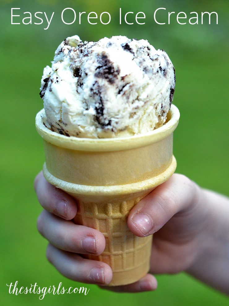 Easy Oreo Ice Cream | Homemade Ice Cream Recipe