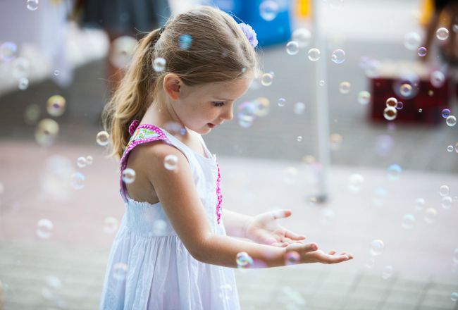 Playing with bubbles