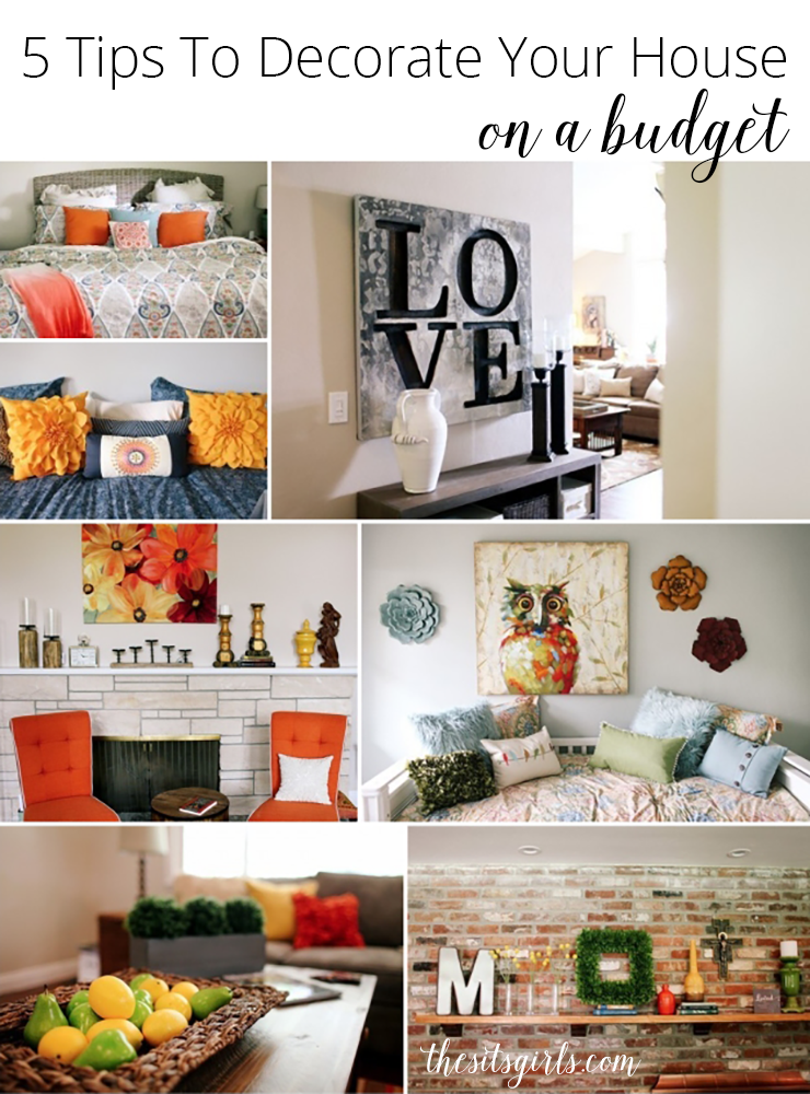 Home decor on a budget | Decorate your house without blowing your budget with these 5 tips.