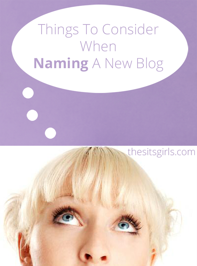 Blogging Tips | How To Blog | One of the most important decisions you will make about your blog is the name. Use these tips and choose the right name from the beginning! 