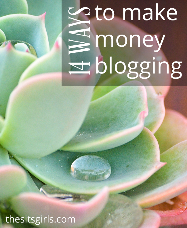 Blogging Tips | 14 ways you can make money blogging - most of these are things you can start doing today!