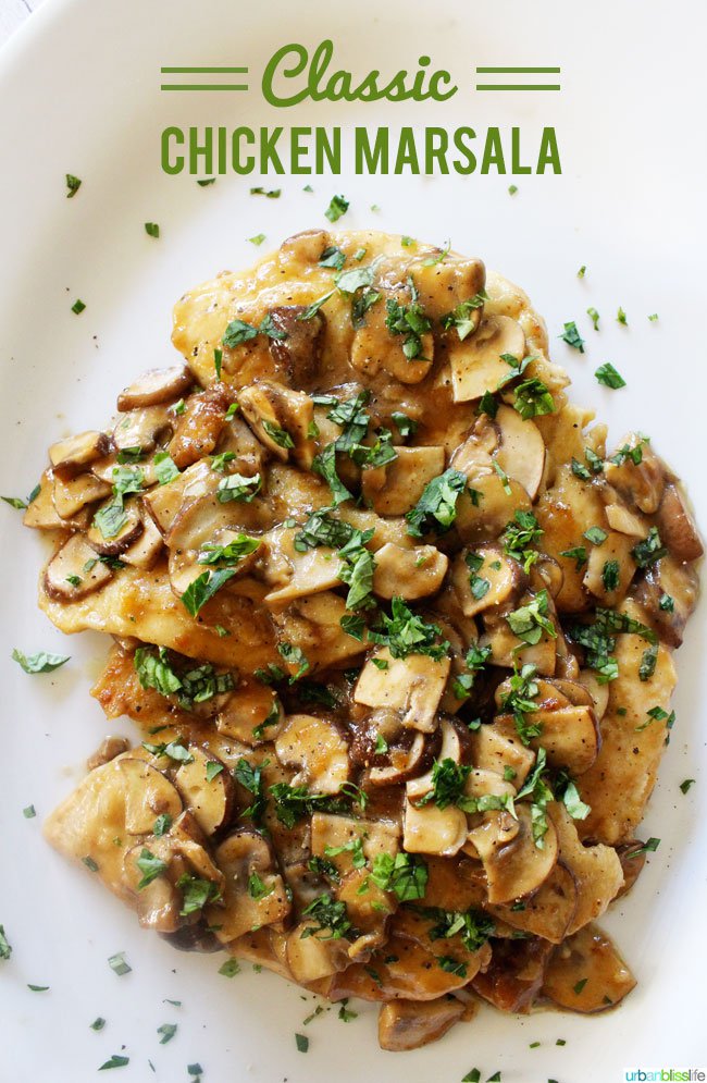 Classic Chicken Marsalla