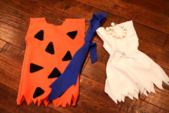 DIY Wilma Flintstone Costume.