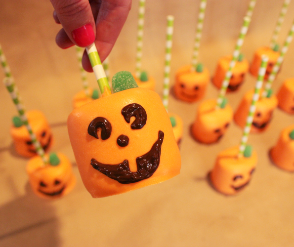 marshmallow jack o lantern