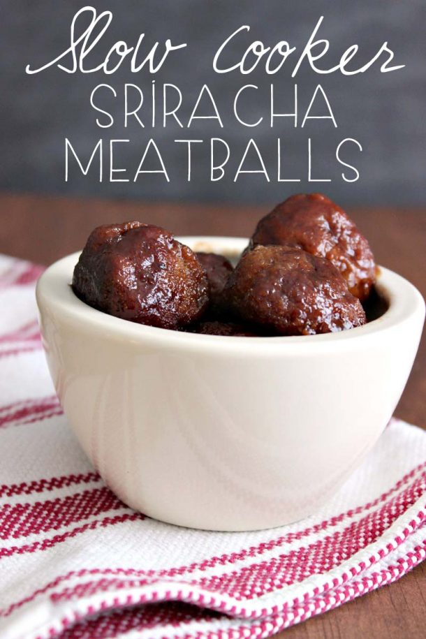 These spicy meatballs would be the perfect appetizer for any holiday party!