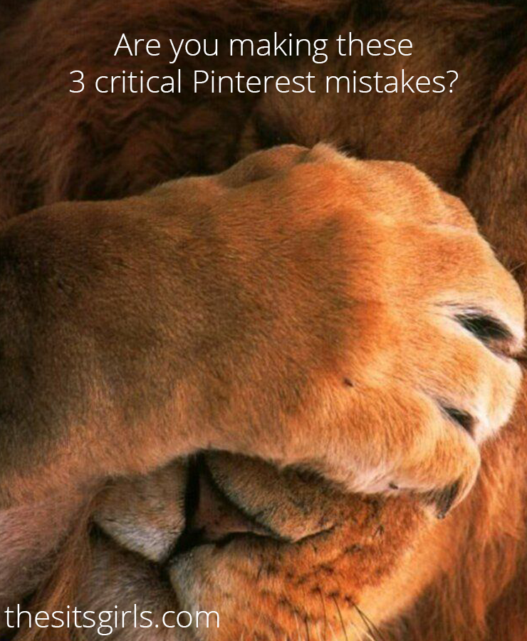 Are you making these critical mistakes on Pinterest? Click through to find out what they are and how to fix them! Pinterest Tips