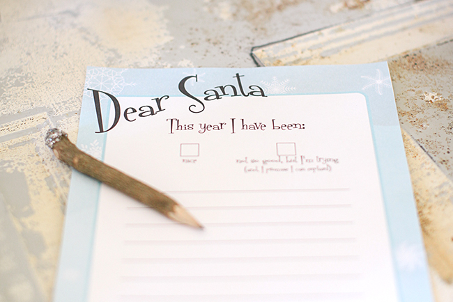 Help your little one write their letter to Santa this year!