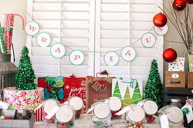 Beat the holiday stress and wrap your presents in style at a Gift Wrapping Party!
