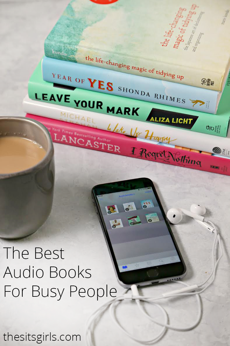 List of the best audio books for busy people. You can get a lot accomplished and read a good book at the same time.