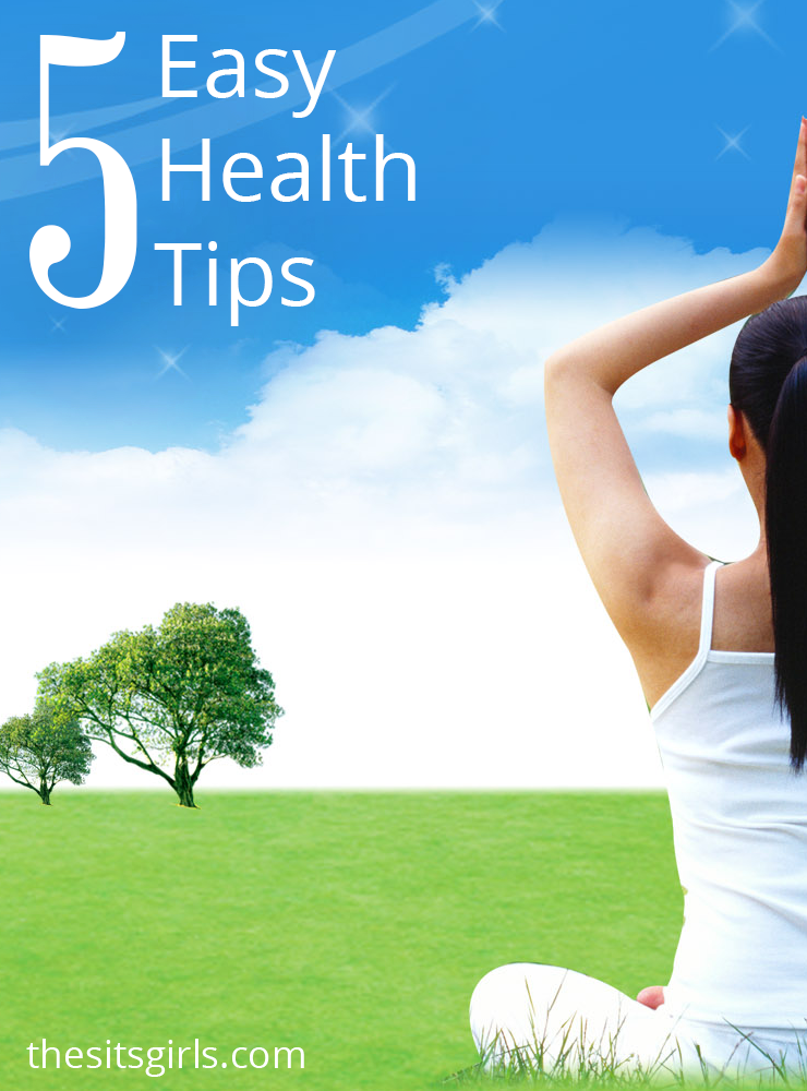5 easy health tips bloggers can easily incorporate into their daily life.
