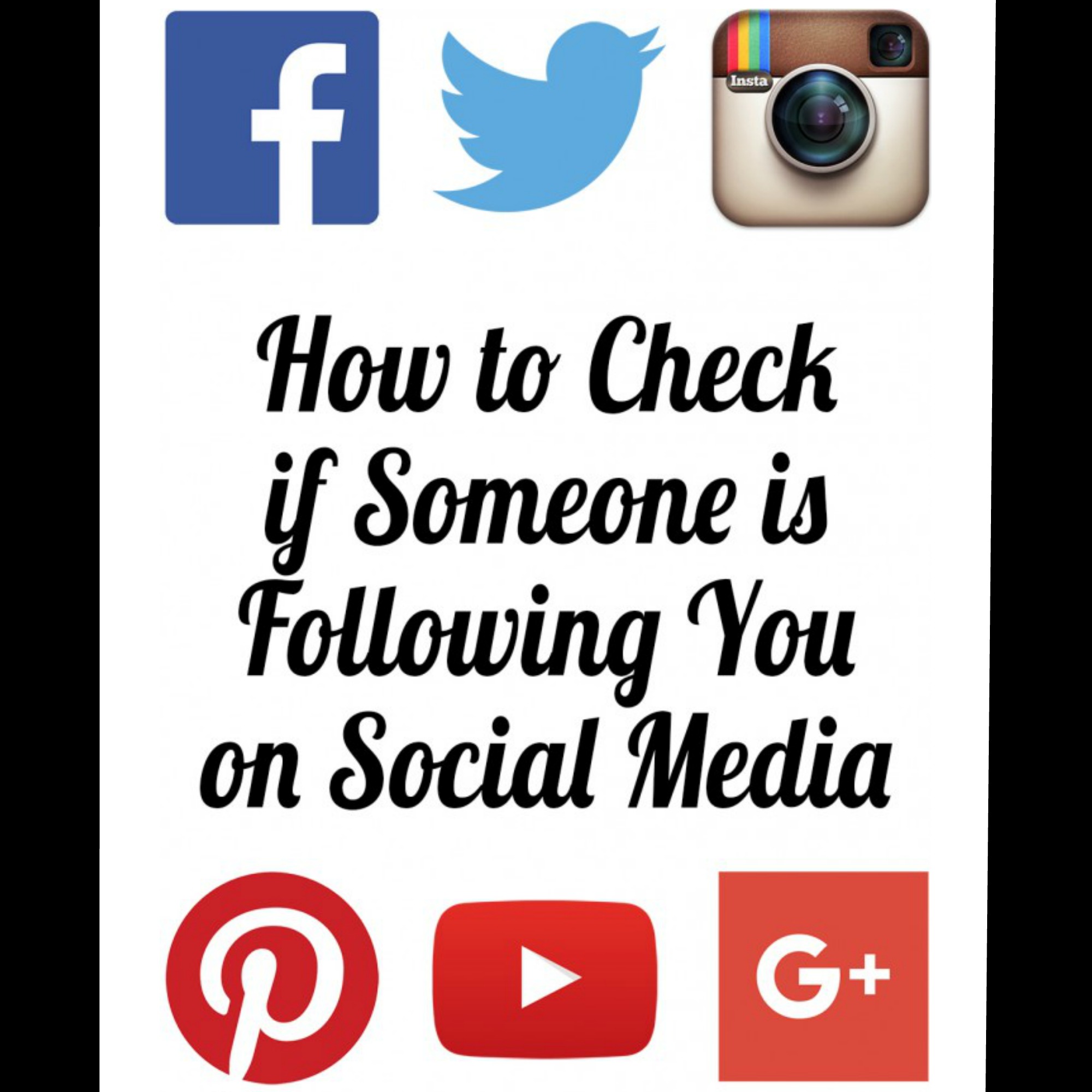 following you on social media