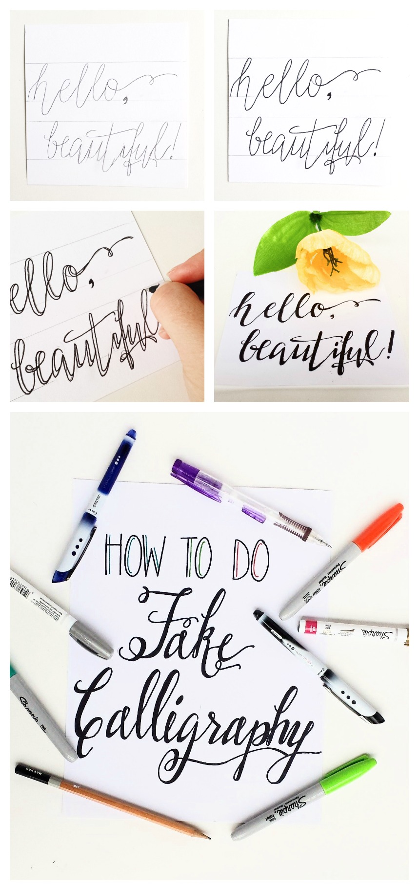 Getting Started With Fake Calligraphy | Hand Lettering