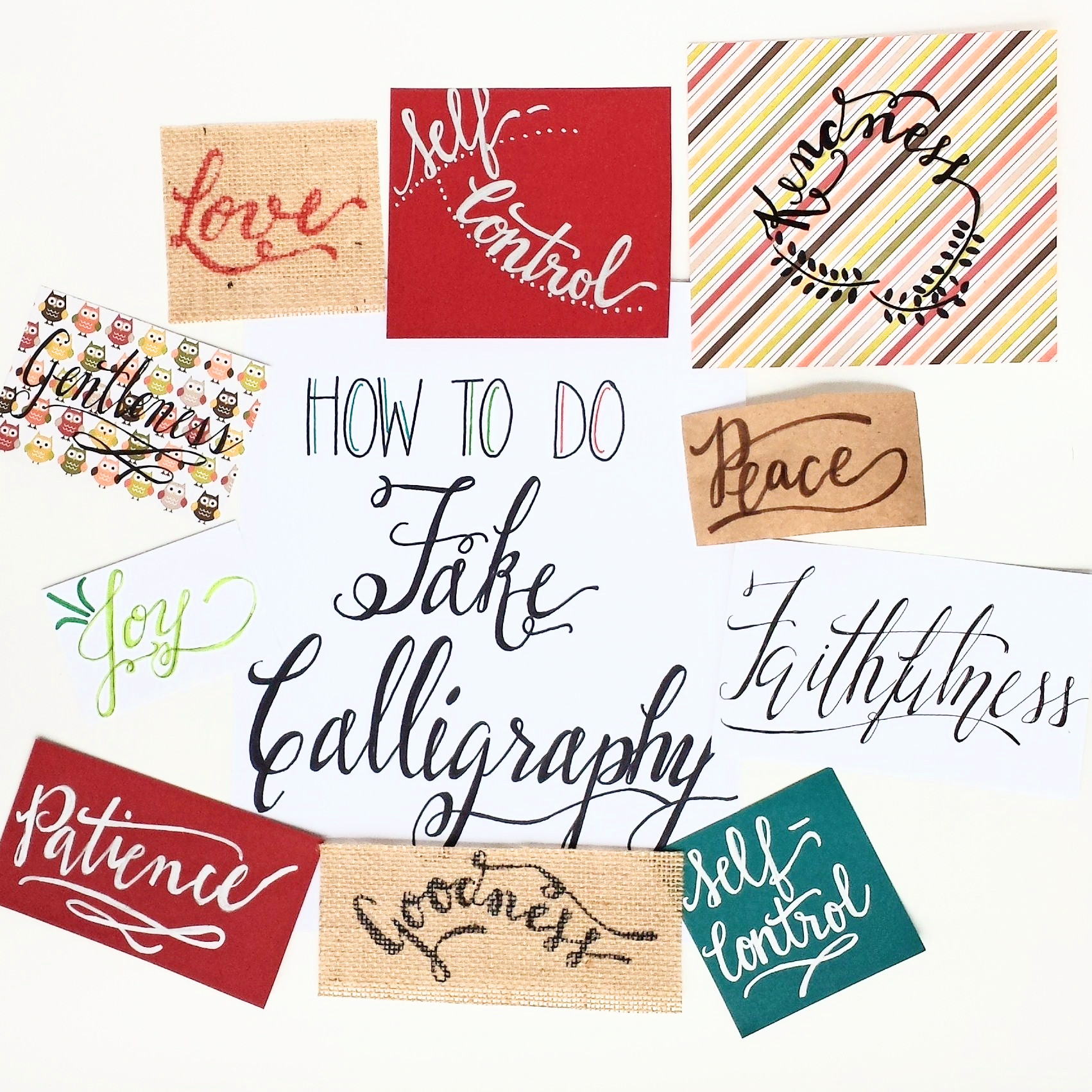 How To Do Fake Calligraphy 