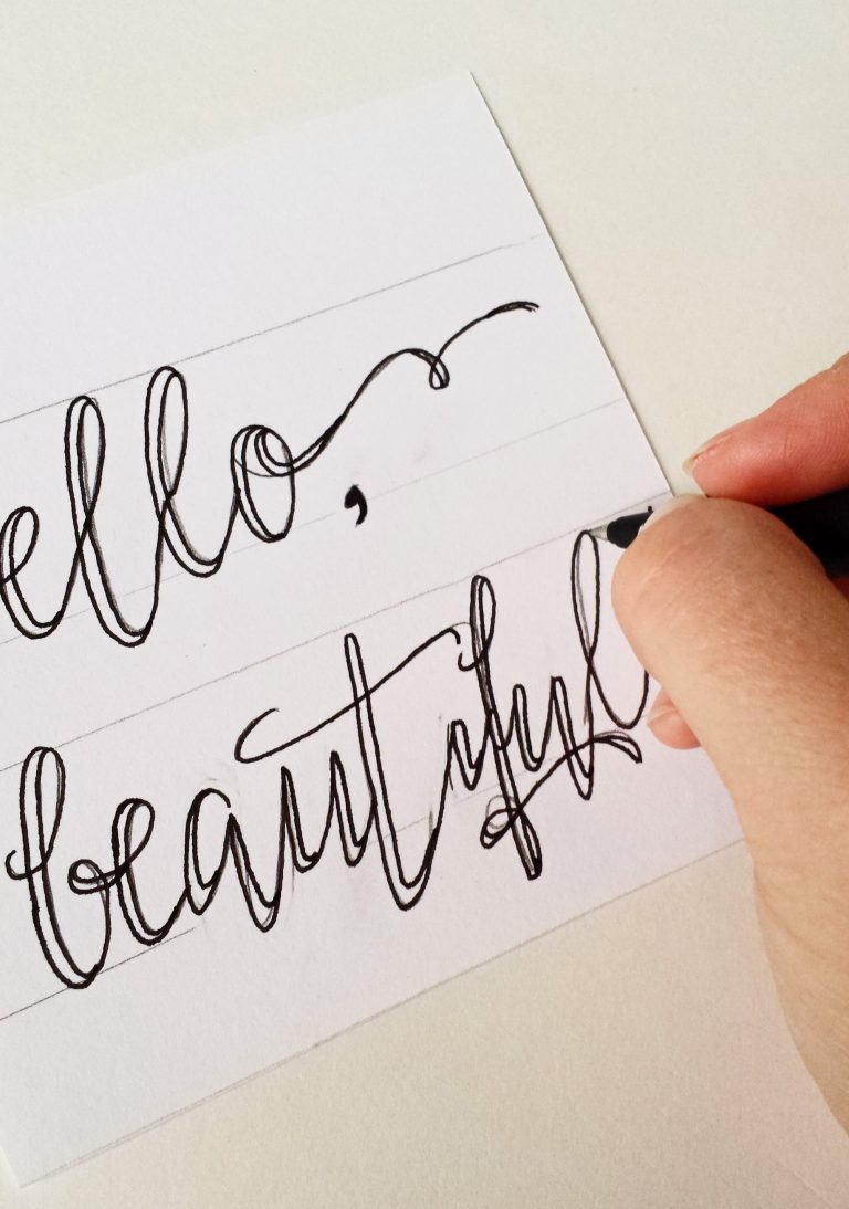 How To Create Fake Calligraphy | Hand Lettering