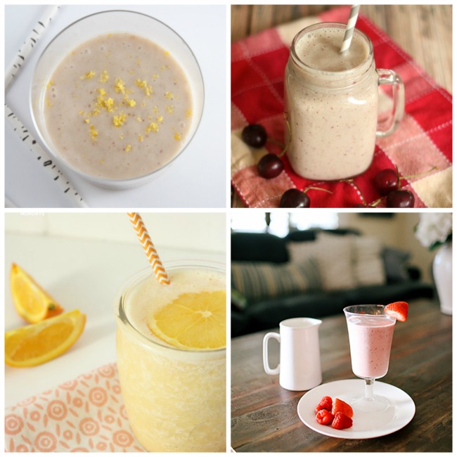 Indulge your sweet tooth with delicious smoothies. 