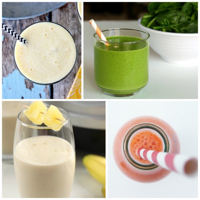 These delicious tropical smoothies are perfect any time of the year!