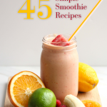 Ultimate list of smoothie recipes! From healthy smoothies and breakfast smoothies to smoothies with berries or chocolate, this list is full of recipes for fast, easy, and tasty smoothies that'll keep you full and satisfied.
