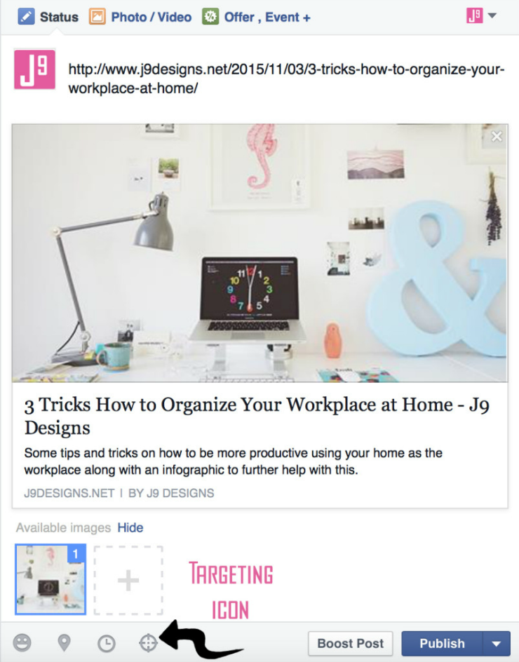 Facebook Targeting Icon