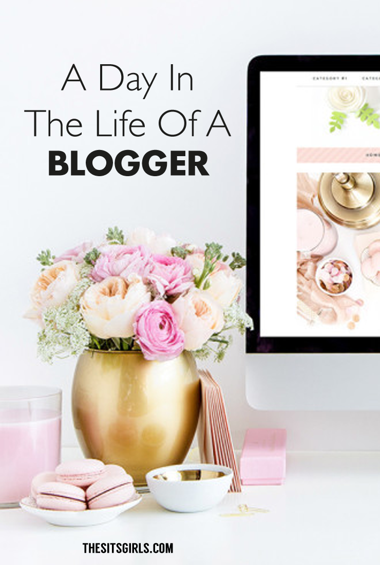 Have you ever wondered what your favorite bloggers do all day? Take a peek into a blogger's day and find out! 