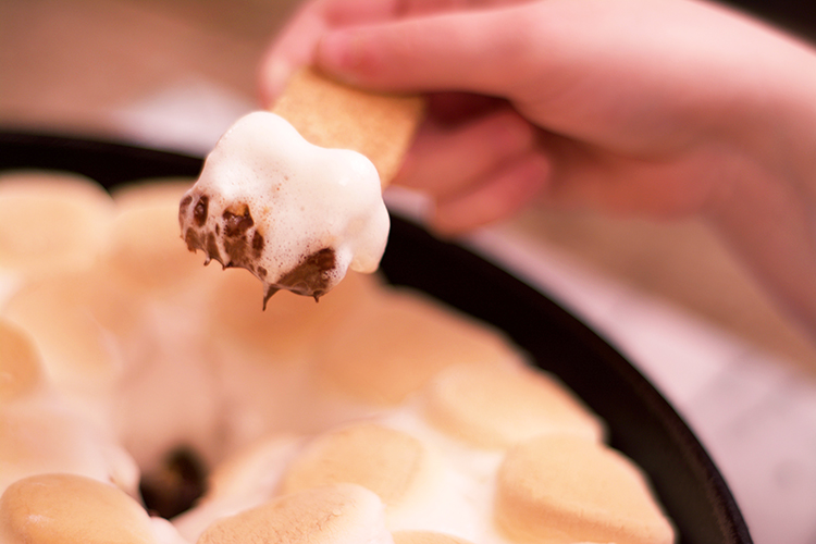 S'mores Skillet - a delicious dessert dip. 
