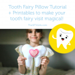 Make the Tooth Fairy visit special with this cute DIY Tooth Fairy pillow and super cute Tooth Fairy printables - including a letter from the fairy, tooth receipt, and even an official Tooth Fairy Check for those nights when parents weren't prepared for a lost tooth.