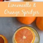 Limoncello and Orange Spritzer | A refreshing, sunny drink recipe that's perfect for any time of the year.
