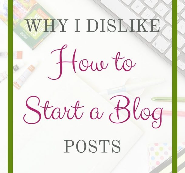 start a blog