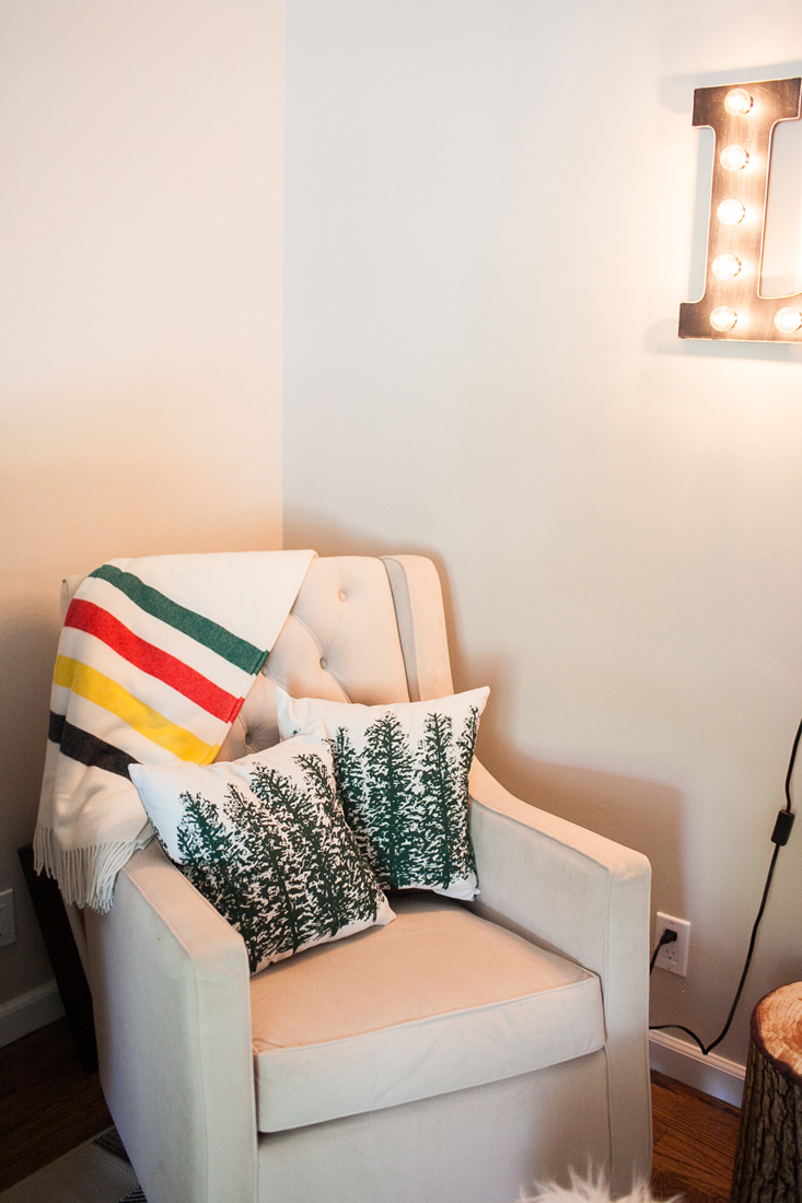 The perfect rocking chair for a nursery. 