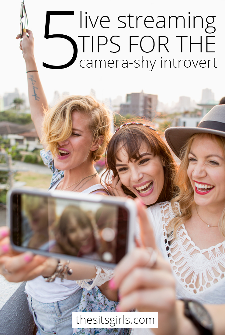 Is the thought of live streaming a little (or a lot!) scary for you? These live streaming tips will help — even if you are a camera-shy introvert! You'll be ready to rock Periscope and Facebook Live.