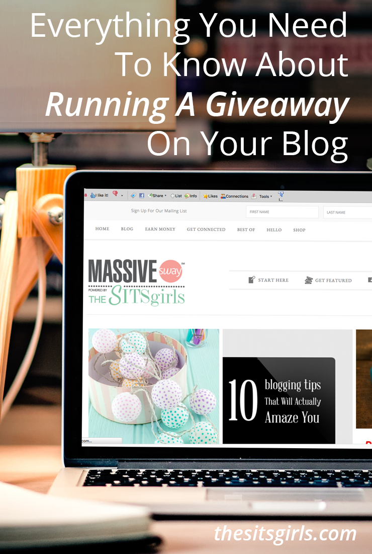Learn how to run a successful blog giveaway! These five simple steps will help you stay organized, and make sure your winner followed all the rules.