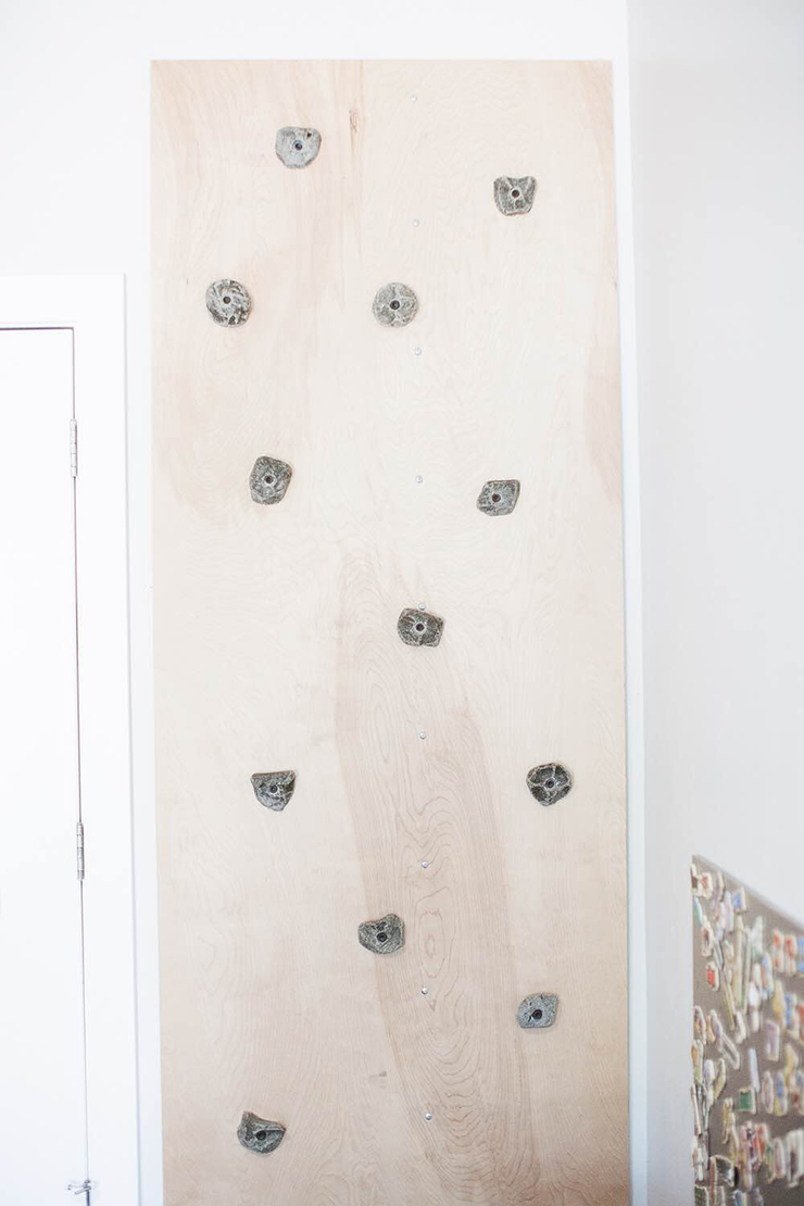 DIY Rock Climbing Wall